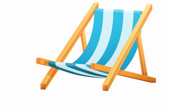 Deck Chair PNG Transparent Image