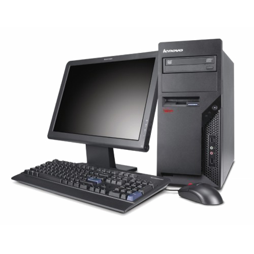 Desktop computer PNG achtergrondafbeelding