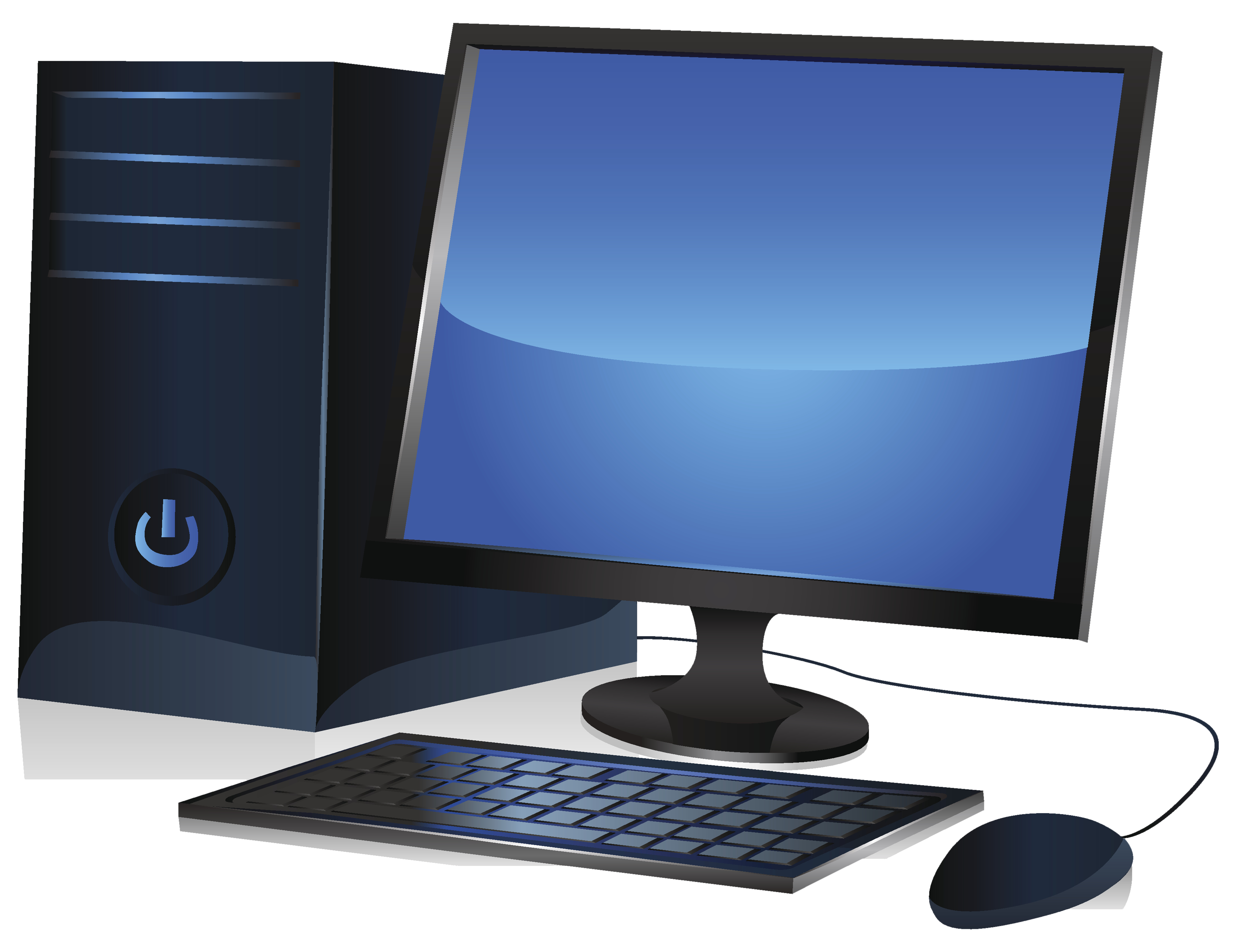 Desktop Computer PNG-bestand