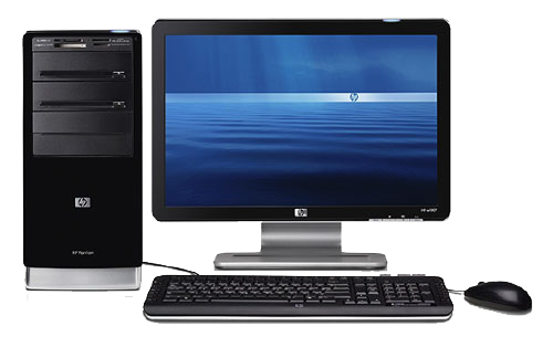 Desktop computer Transparante achtergrond