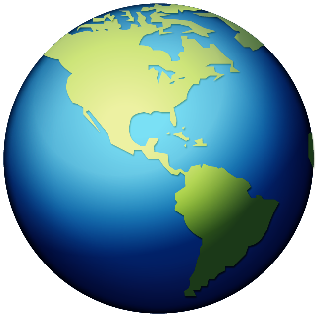 Earth Globe Transparent Background
