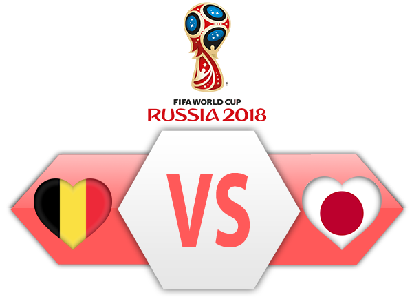 FIFA World Cup 2018 Belgium VS Japan PNG Image