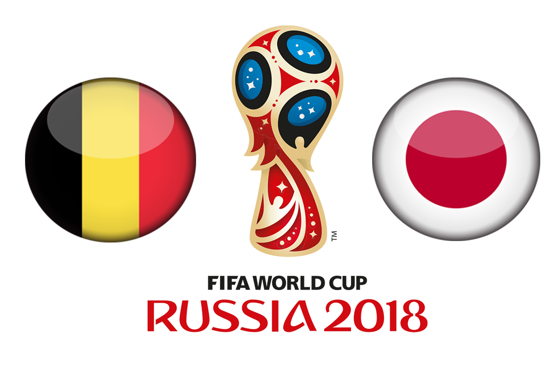 FIFA World Cup 2018 Belgium VS Japan PNG Transparent Image