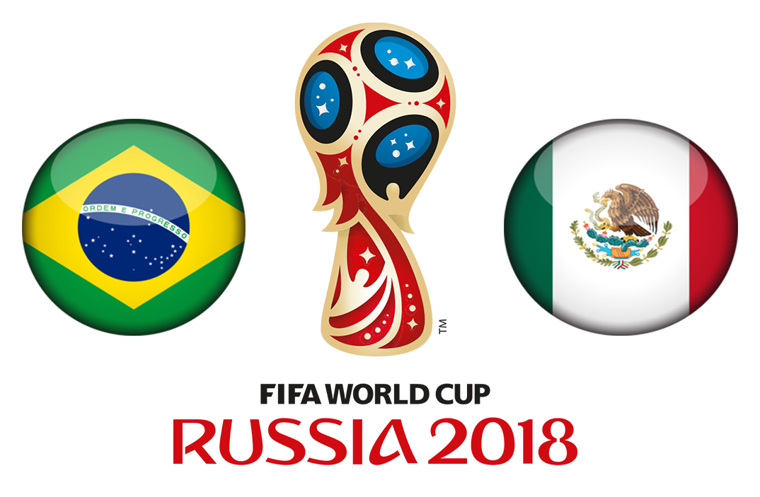FIFA World Cup 2018 Brazil VS Mexico PNG Clipart