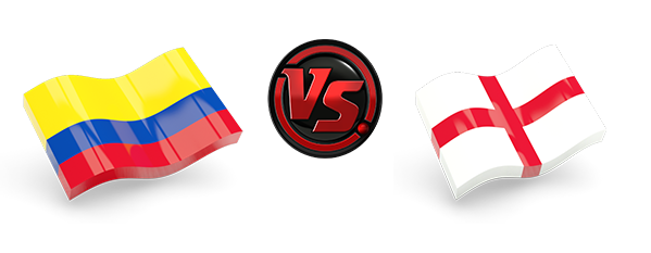 FIFA World Cup 2018 Colombia VS England PNG Transparent Image