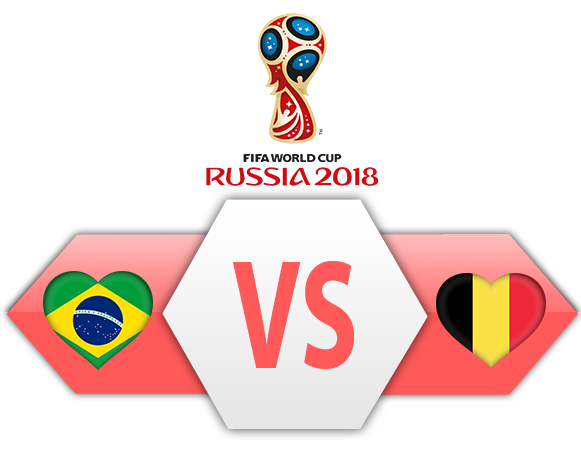 FIFA World Cup 2018 Quarter-Finals Brazil VS Belgium PNG Clipart