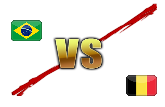 Fifa world cup 2018 quarter-finals brazil vs belgium PNG File