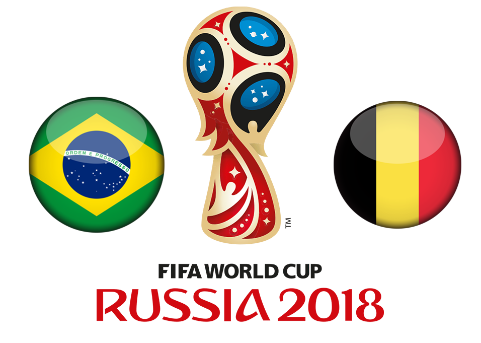 FIFA World Cup 2018 Quarter-Finals Brazil VS Belgium PNG Photos