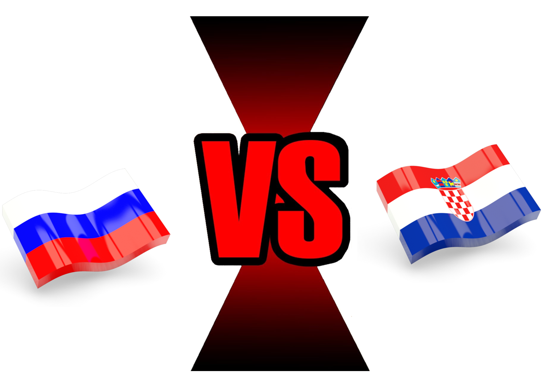 FIFA World Cup 2018 Quarter-Finals Russia VS Croatia PNG Image