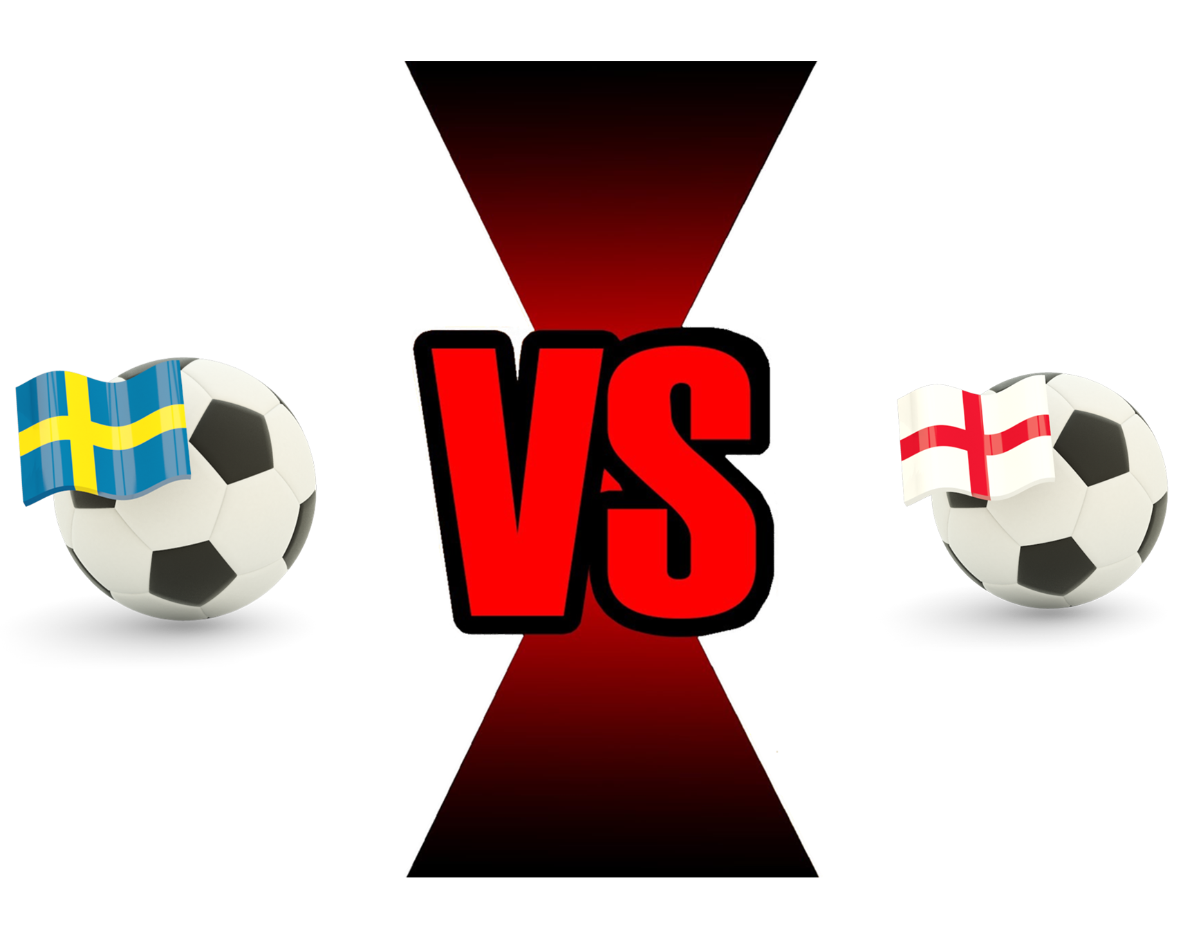 FIFA World Cup 2018 Quarter-Finals Sweden VS England PNG Image