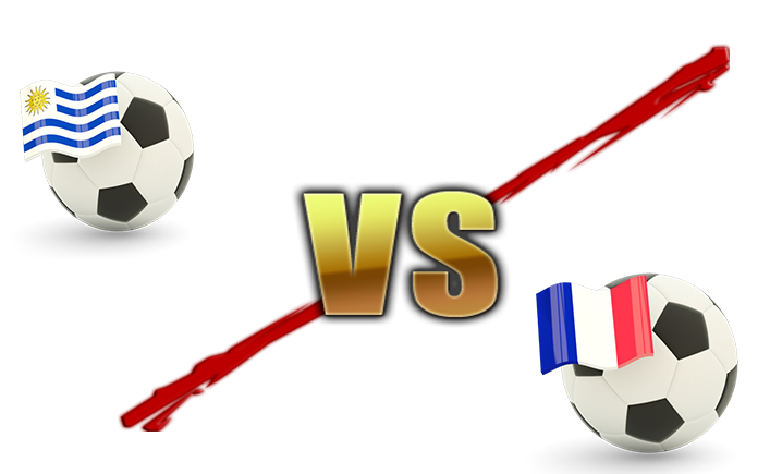 FIFA World Cup 2018 Quarter-Finals Uruguay VS France PNG File