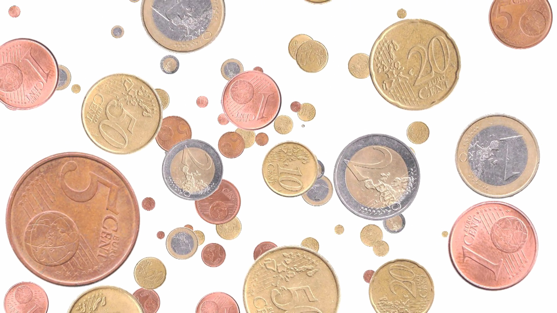 Fallende Münzen PNG HD