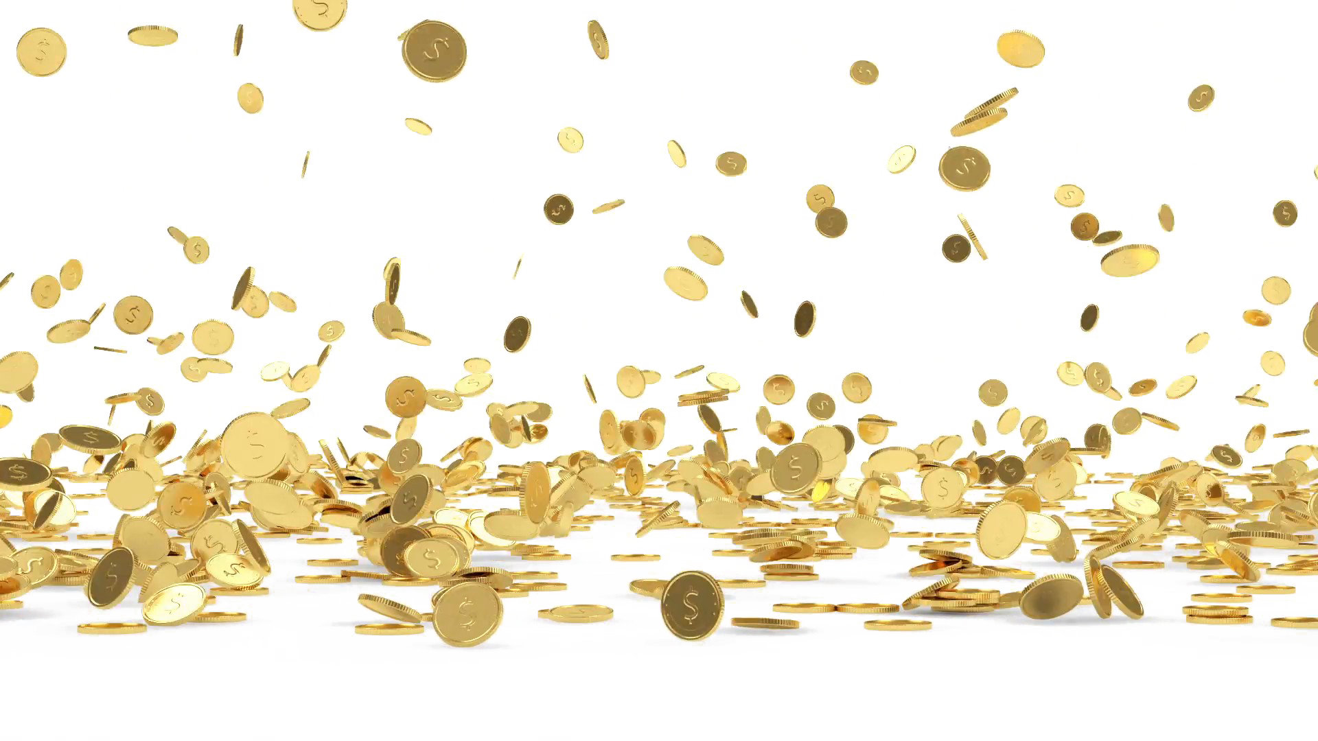 Falling Coins PNG Transparent HD Photo