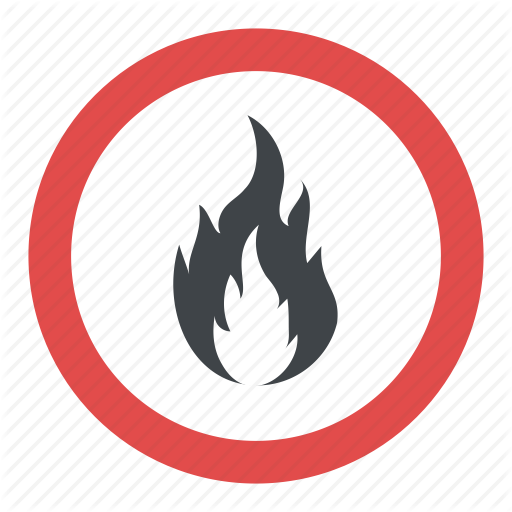 Flammable Sign PNG File