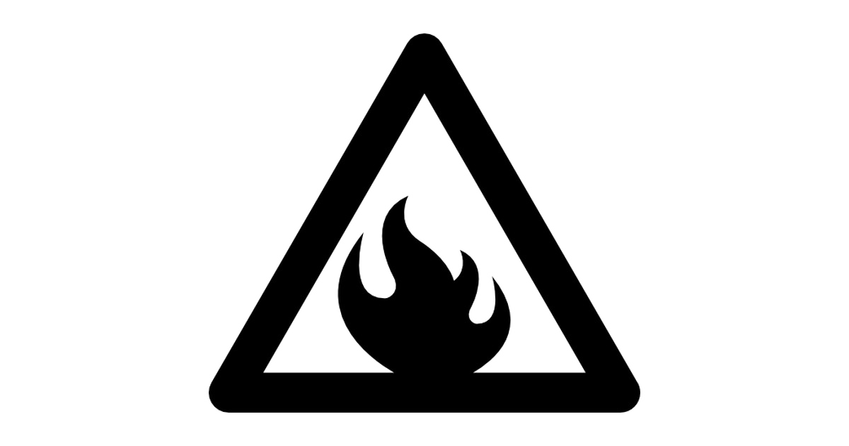 Flammable Sign PNG Image
