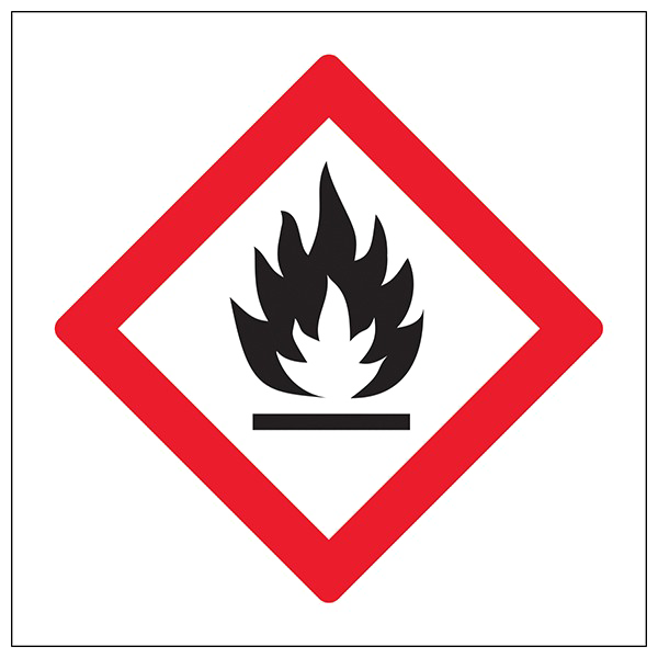Flammable Sign PNG Transparent Image