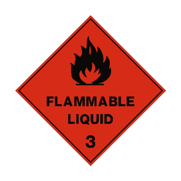 Flammable Sign Transparent Background