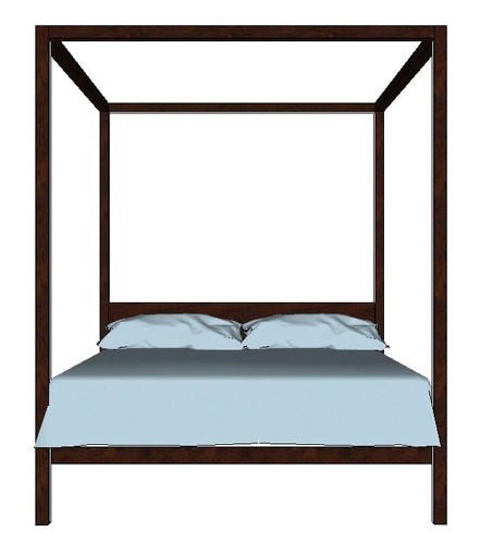 Four-Poster Bed Transparent PNG