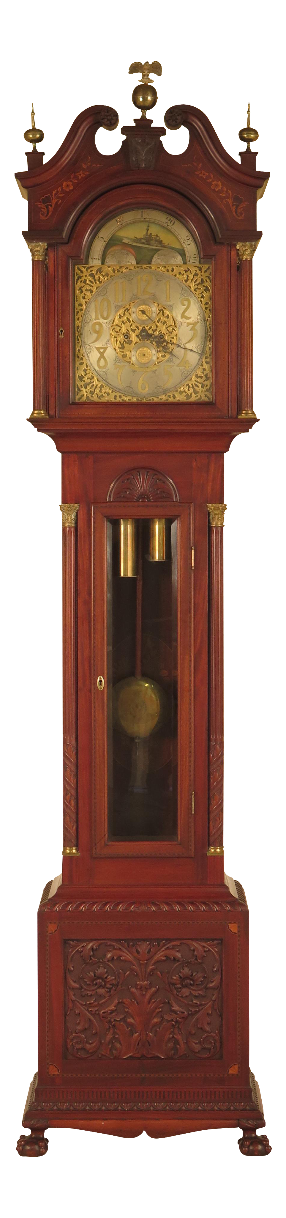 Grandfather clock PNG Picture