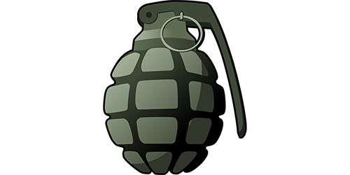 Grenade PNG transparente