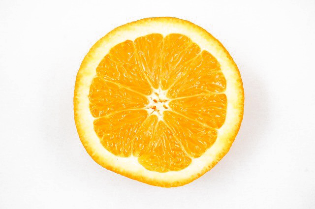 Mezza Clipart PNG arancione