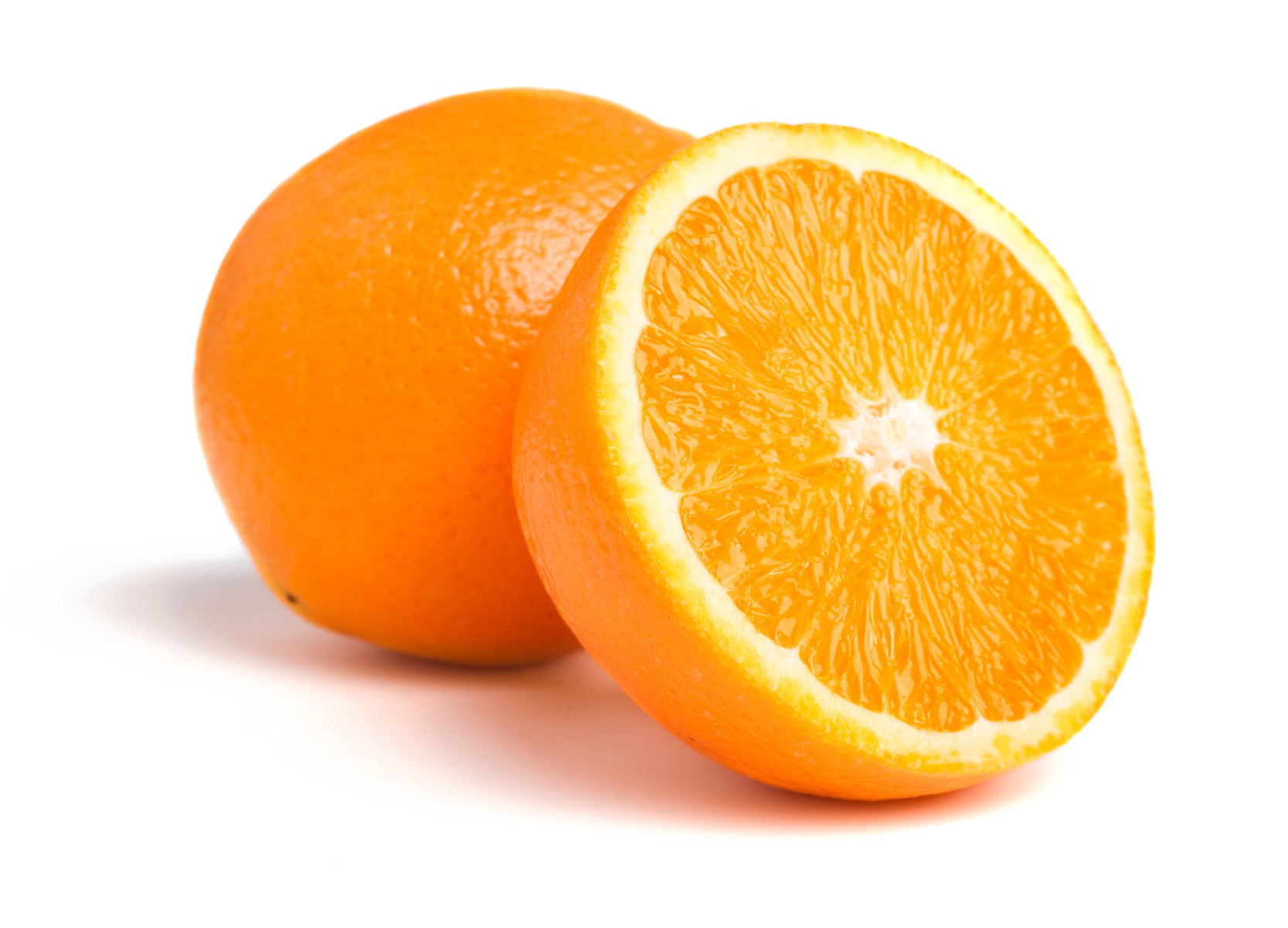 Immagine a metà arancione