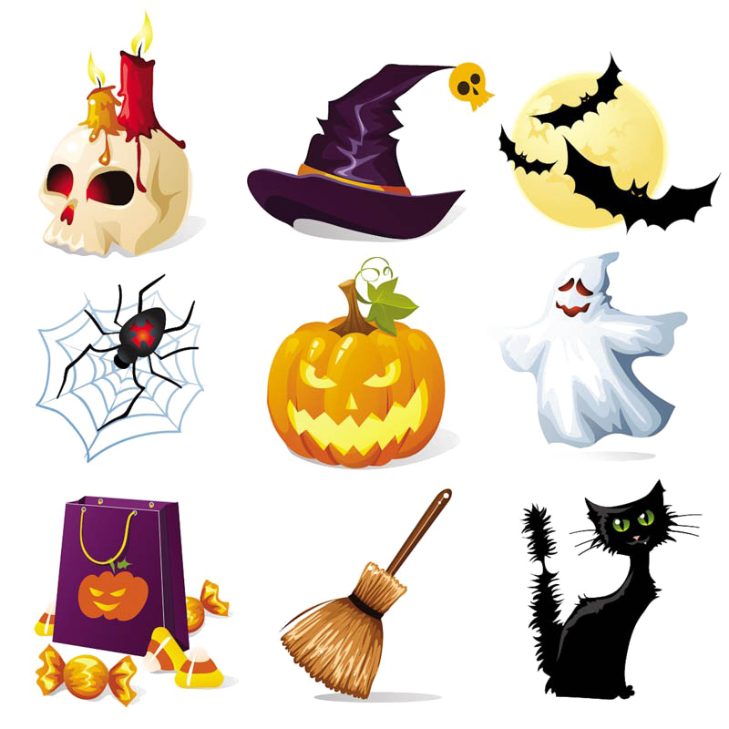 Halloween Elements PNG Free Download