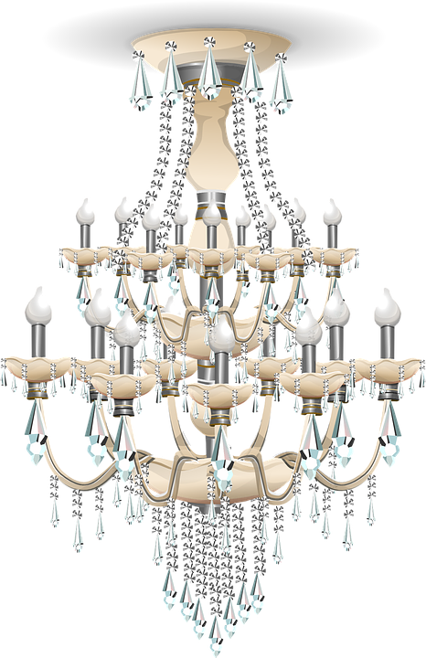Hanging Chandelier PNG Clipart