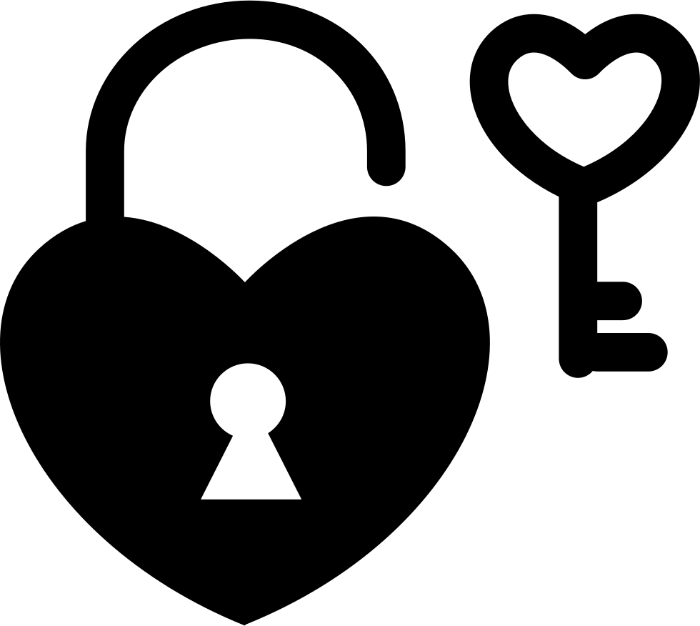 Heart Key PNG Picture