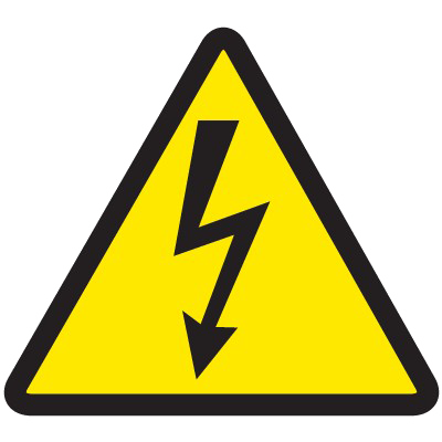 High Voltage Sign PNG Background Image