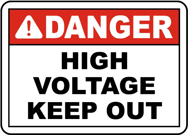 High Voltage Sign PNG Free Download