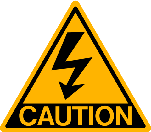 High Voltage Sign PNG Transparent Image