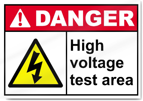 High Voltage Sign PNG Transparent