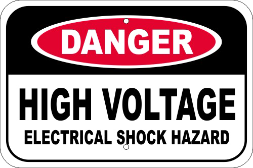 High Voltage Sign Transparent Background