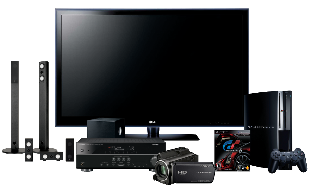 Home Theater System PNG Kostenloser Download