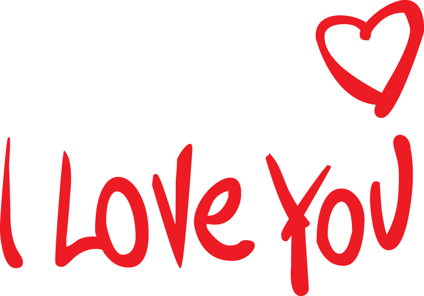 I Love You PNG Free Download