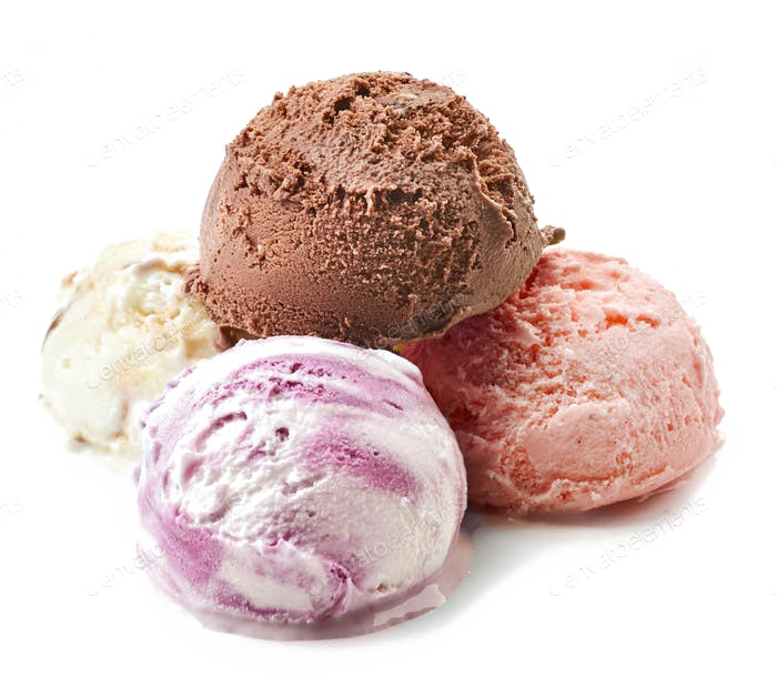 Ice Cream Balls PNG-Datei