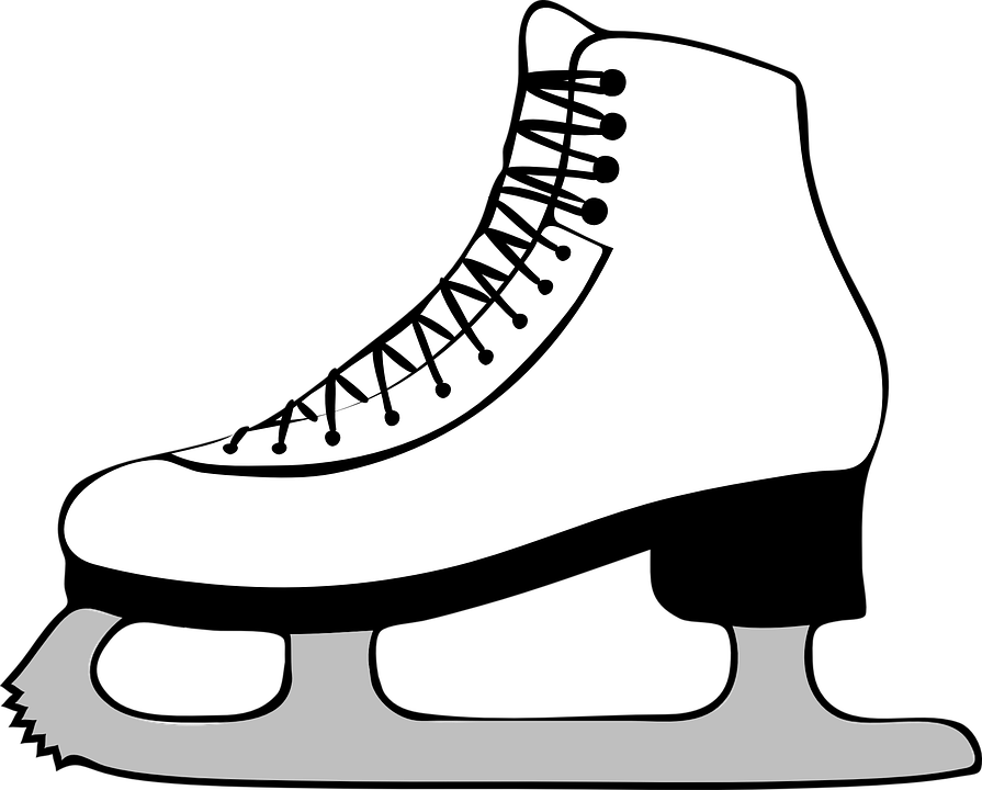 Ice Skating Shoes PNG Transparent