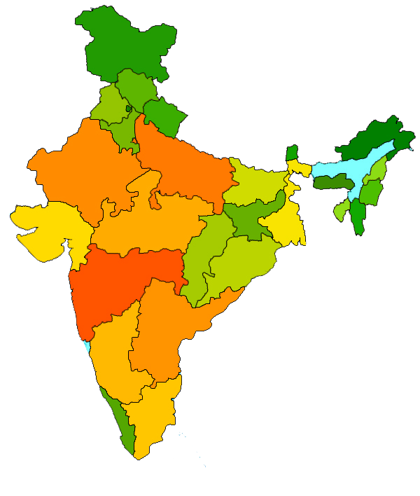 India Map Transparent Images PNG