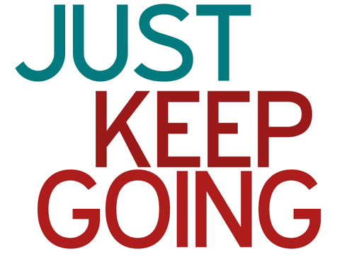 Keep Going PNG Transparent Picture