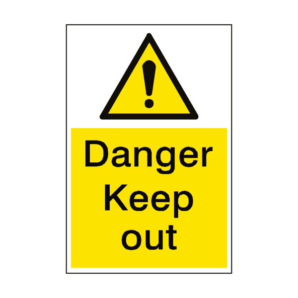 Keep Out Danger PNG Photos