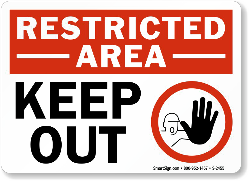 Keep Out PNG Free Download