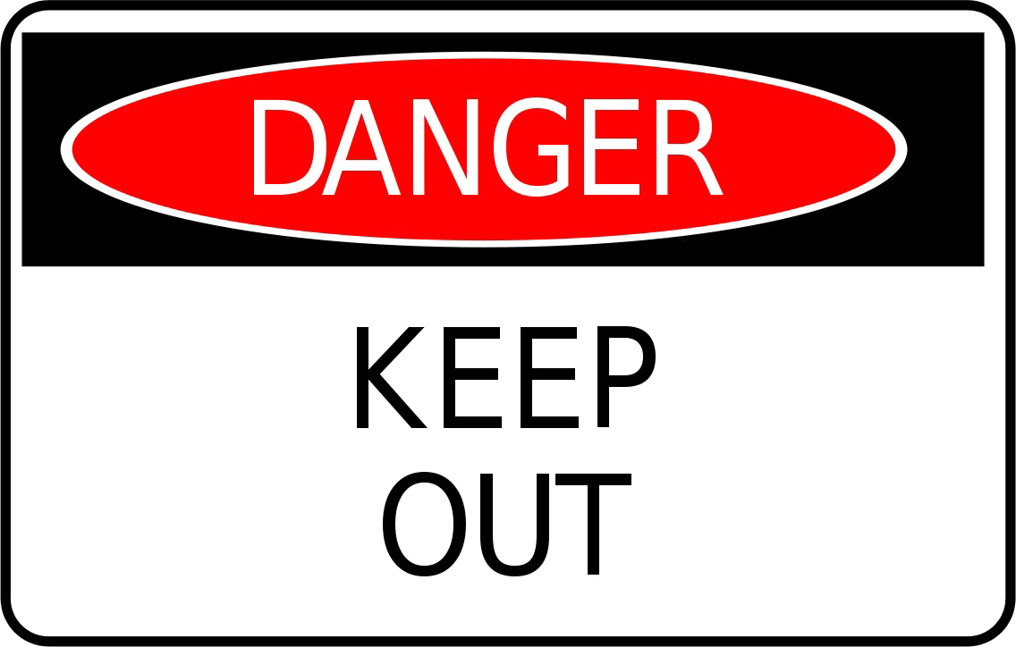 Keep Out PNG Transparent Image