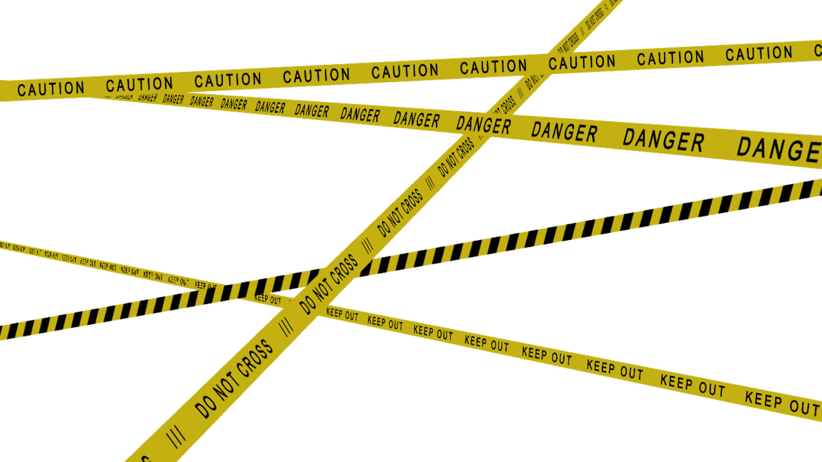 Keep Out Police Tape PNG Clipart