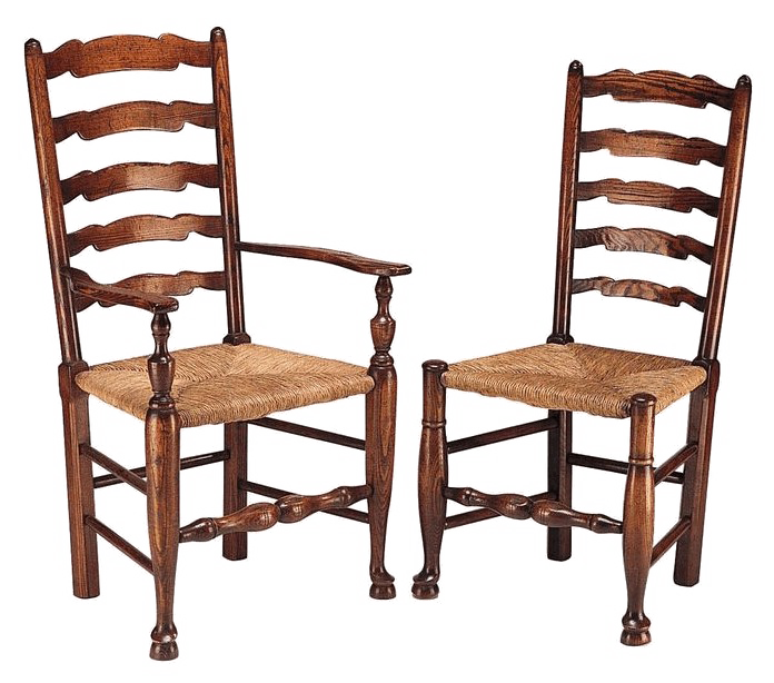Ladder-back chair PNG Photo