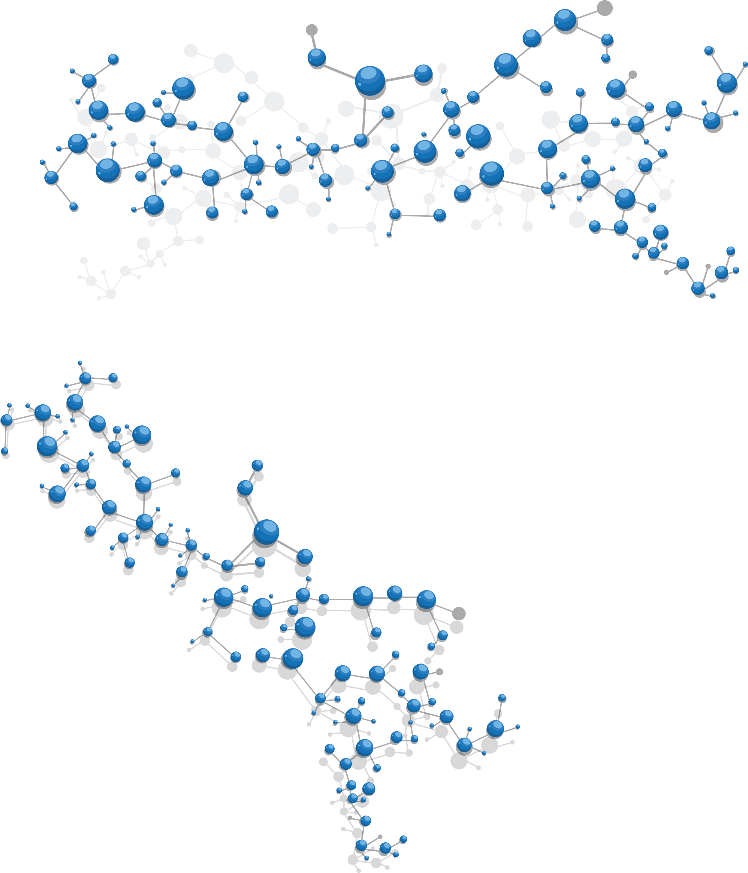 Molecular Structure PNG Background Image