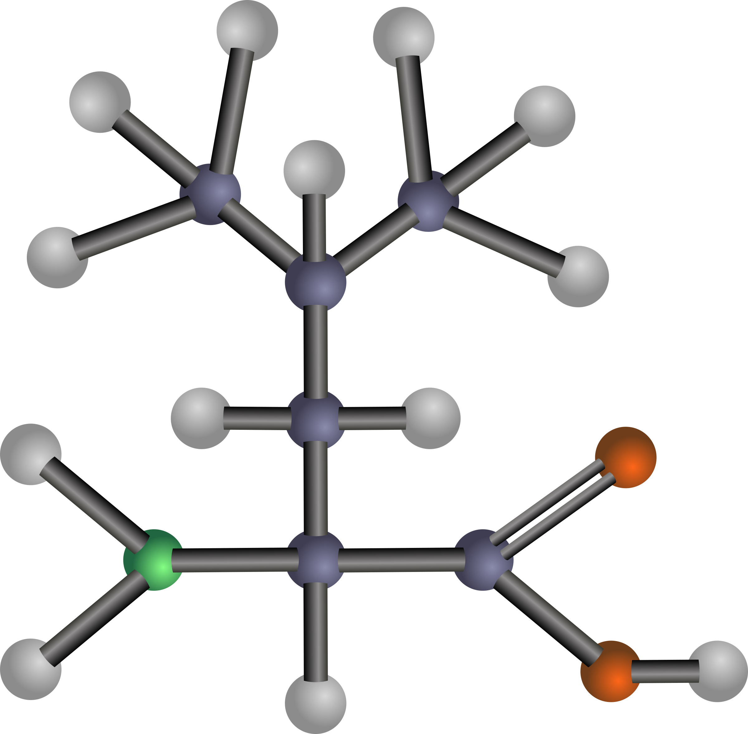 Moleküler Yapı PNG Dosyası