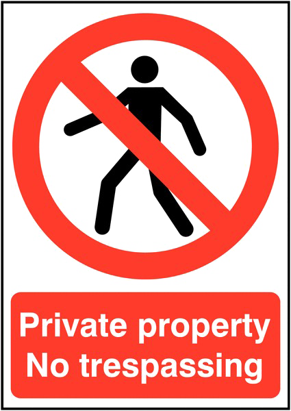 No Trespassing Sign PNG Photos