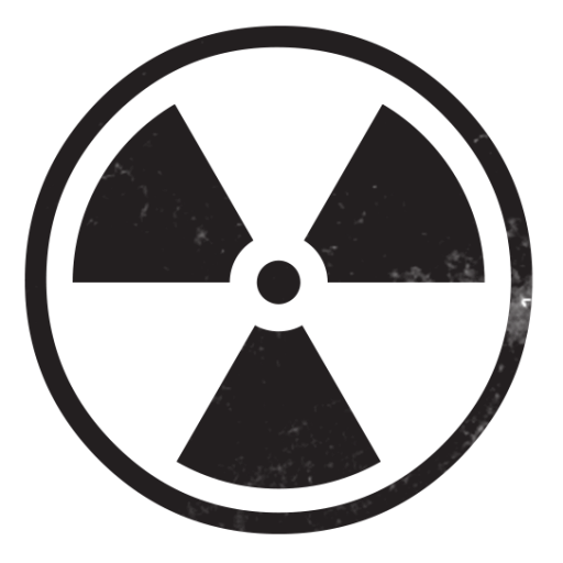 Arquivo de PNG de sinal nuclear