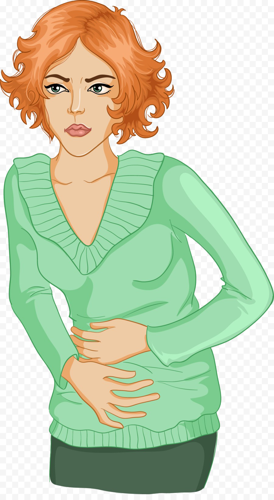 Pain In Stomach Transparent Background